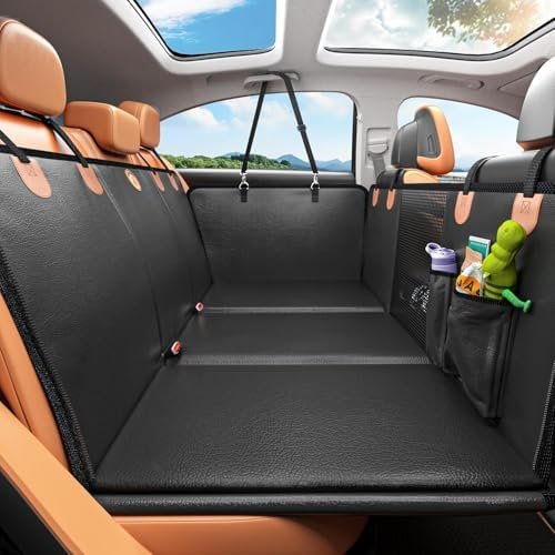 MYJAQI Hard Bottom Dog Car Seat Cover