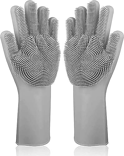 LHOME Silicone Dishwashing Gloves (Pair)