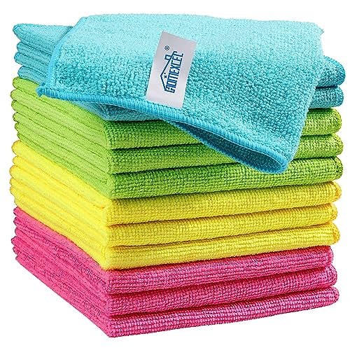 HOMEXCEL Microfiber Cleaning Cloths, 12-Pack