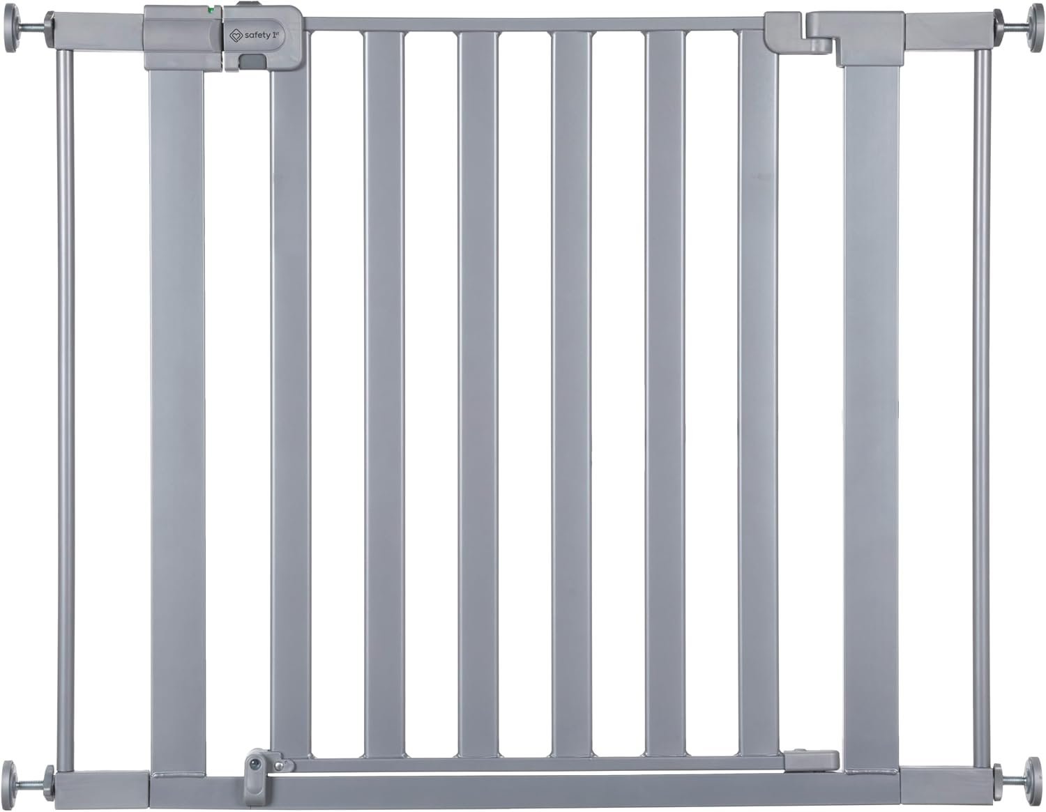 Safety 1st Easy Install Walk-Through Baby Gate, Silver