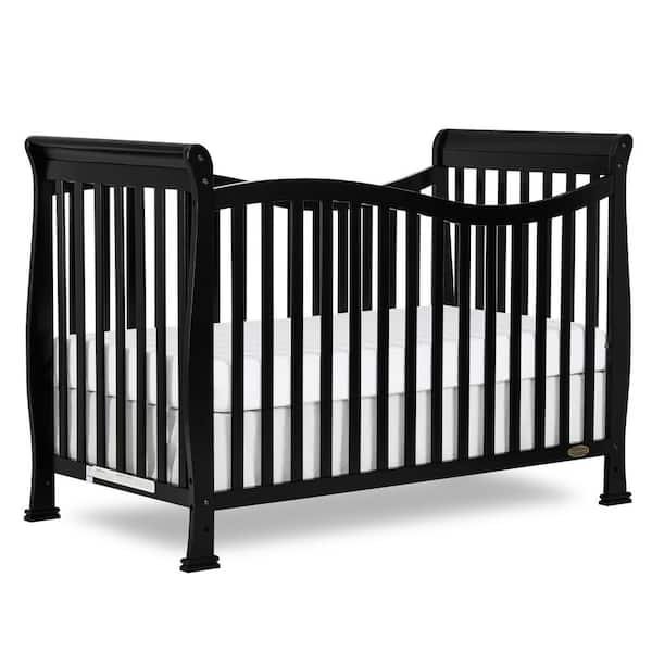 Dream On Me Violet 7-in-1 Convertible Crib, Black