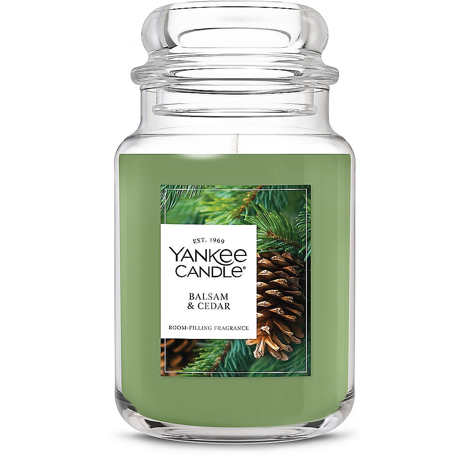 Yankee Candle Balsam & Cedar — 22 oz Large Jar